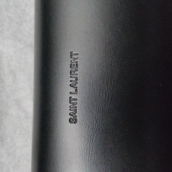 Saint Laurent Sunglasses Eyeglasses Soft Black Case - Picture 2 of 5